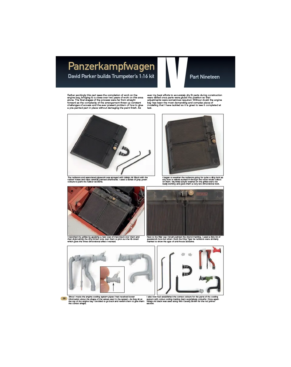 AFV Modeller AFV 101 articolo PDF Panzerkampfwagen IV copia singola