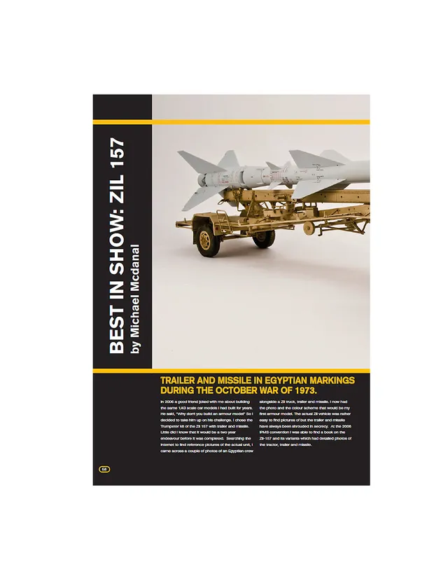 AFV Modeller Issue 42 Zil-157 articolo PDF camion sovietico