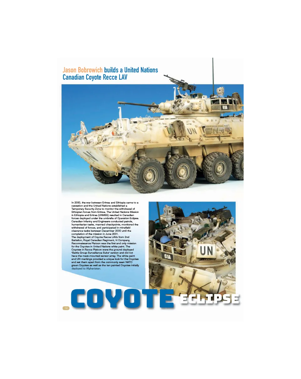 AFV Modeller 133 Coyote Conversion rivista PDF copia singola