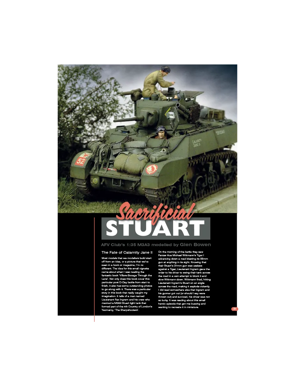 AFV Modeller AFV96 numero PDF Sacrificial Stuart