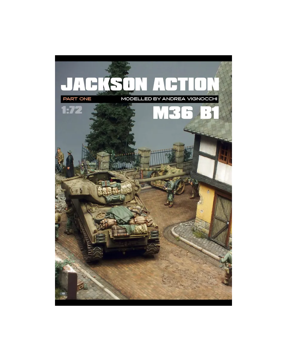 AFV Modeller AFV99 Jackson M36B1 articolo PDF copia singola