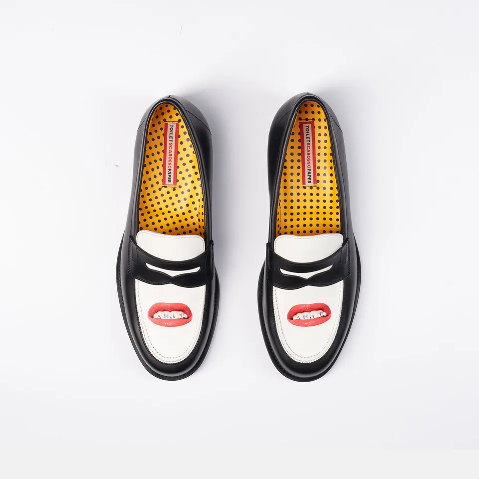 TOILETPAPER Scarosso loafers mocassini bocca pelle 42