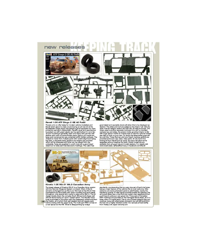 AFV Modeller AFV 74 articolo PDF Keeping Track