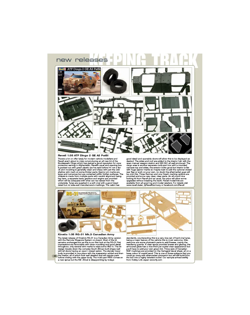 AFV Modeller AFV 74 articolo PDF Keeping Track