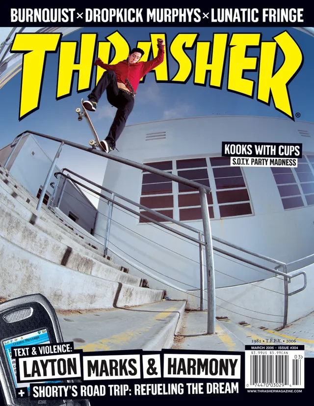 Thrasher Magazine Marzo 2006 rivista copia singola SOTY