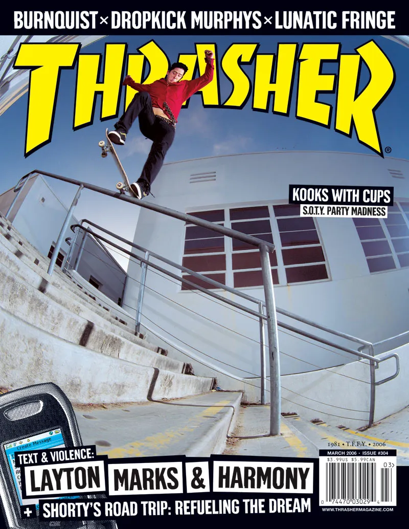 Thrasher Magazine Marzo 2006 rivista copia singola SOTY