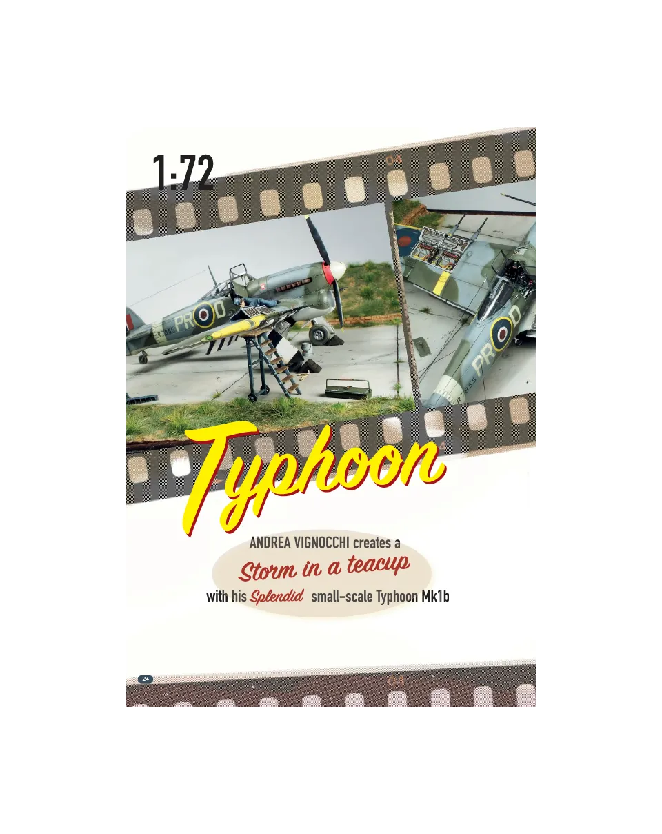 AFV Modeller AIR118 Typhoon Mk1b 1:72 articolo PDF
