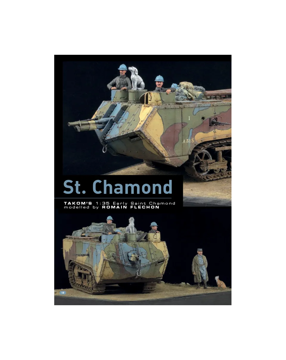 AFV Modeller AFV90 St. Chamond articolo PDF carri