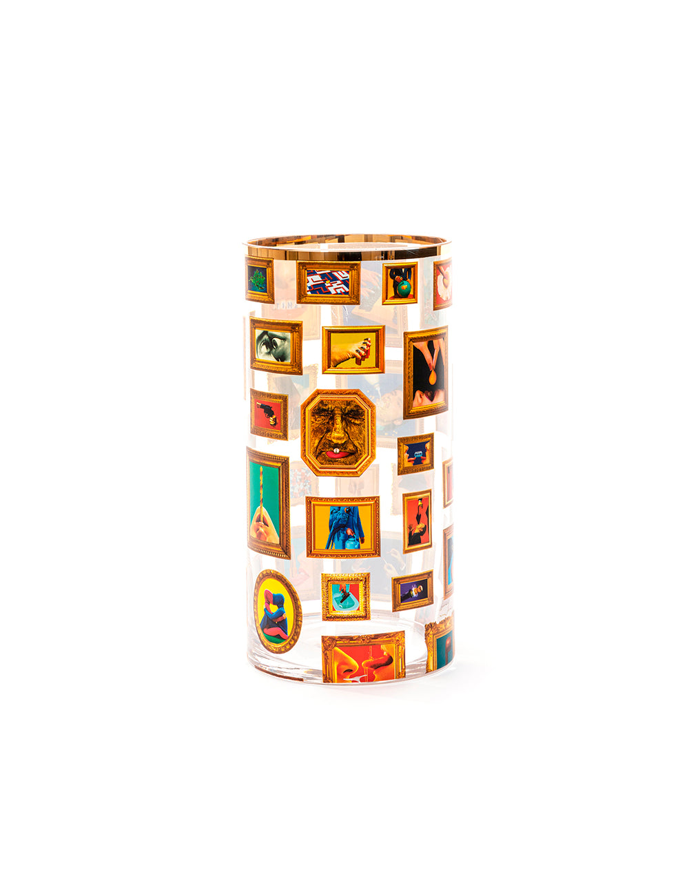 TOILETPAPER vaso cilindrico medio vetro Roses