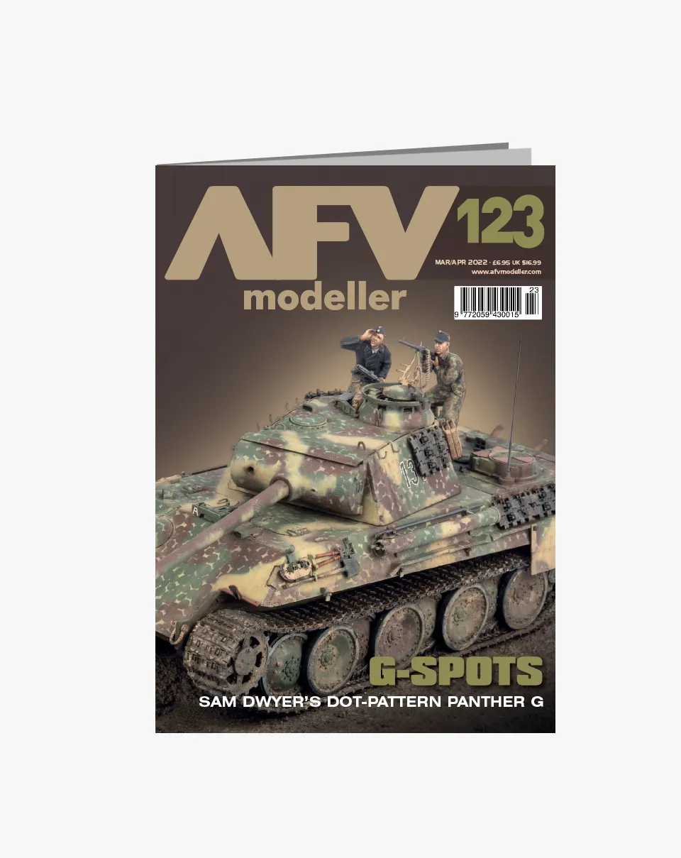 AFV Modeller 123 rivista numero mezzi militari