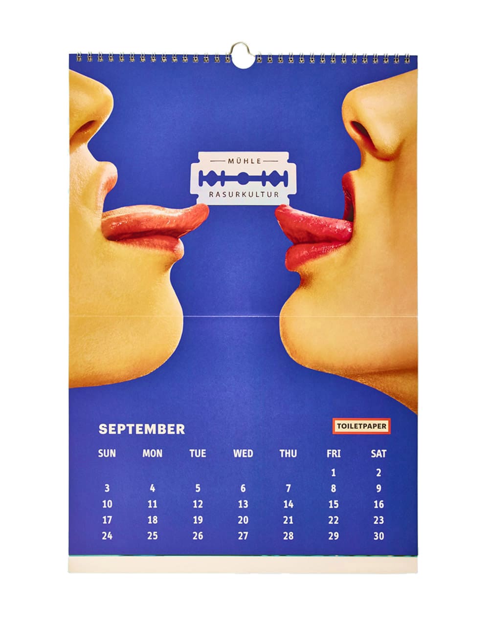 TOILETPAPER Calendar 2017 calendario parete 28x22