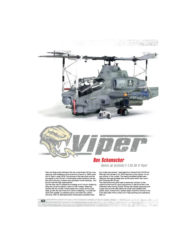 AIR Modeller AIR101 articolo PDF AH-1Z Viper