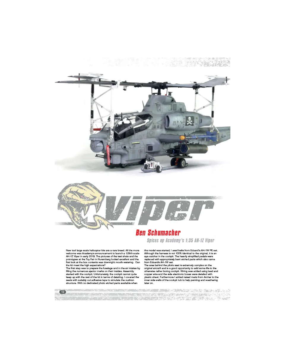AIR Modeller AIR101 articolo PDF AH-1Z Viper
