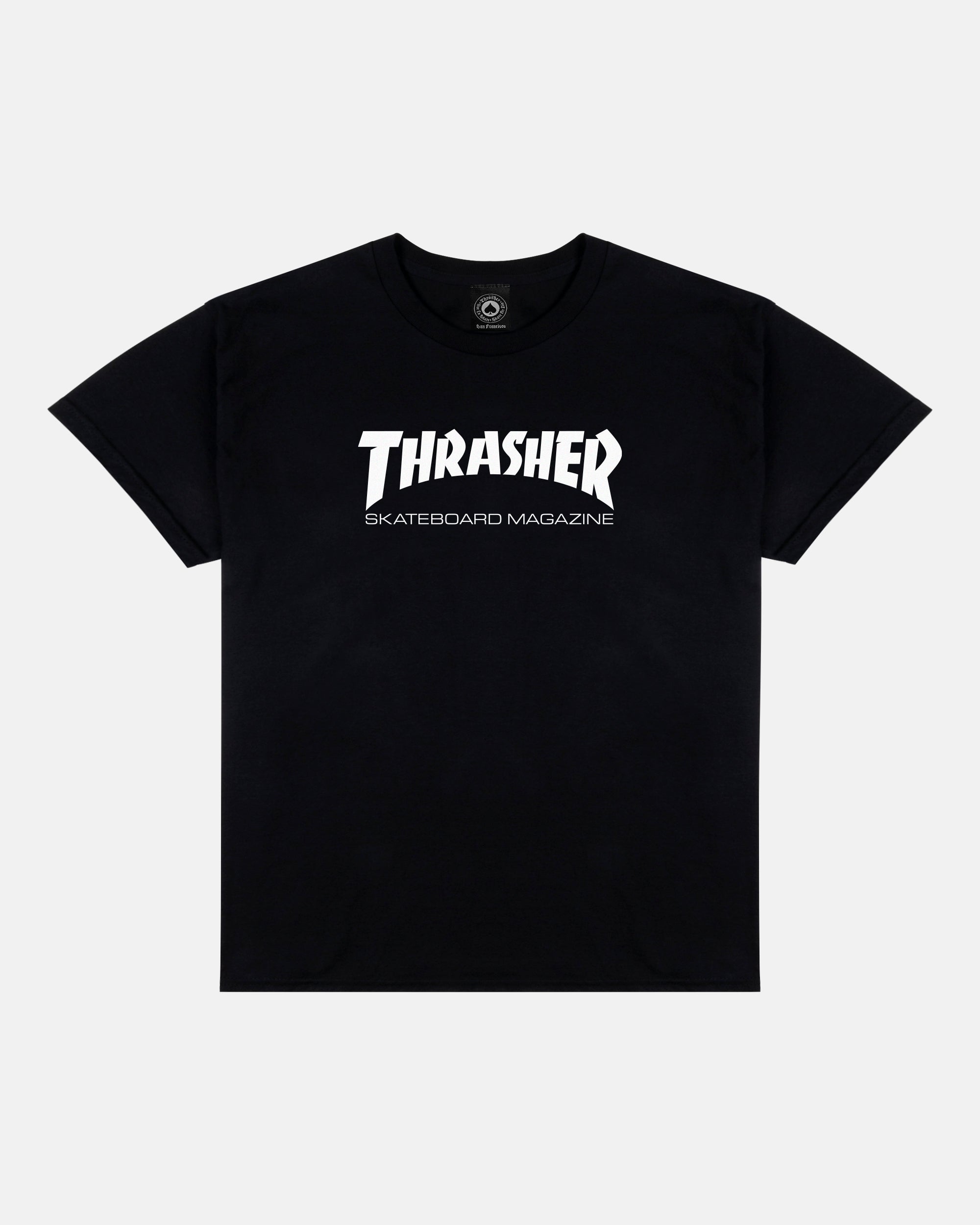 Thrasher Skate Mag t-shirt neonato nera cotone