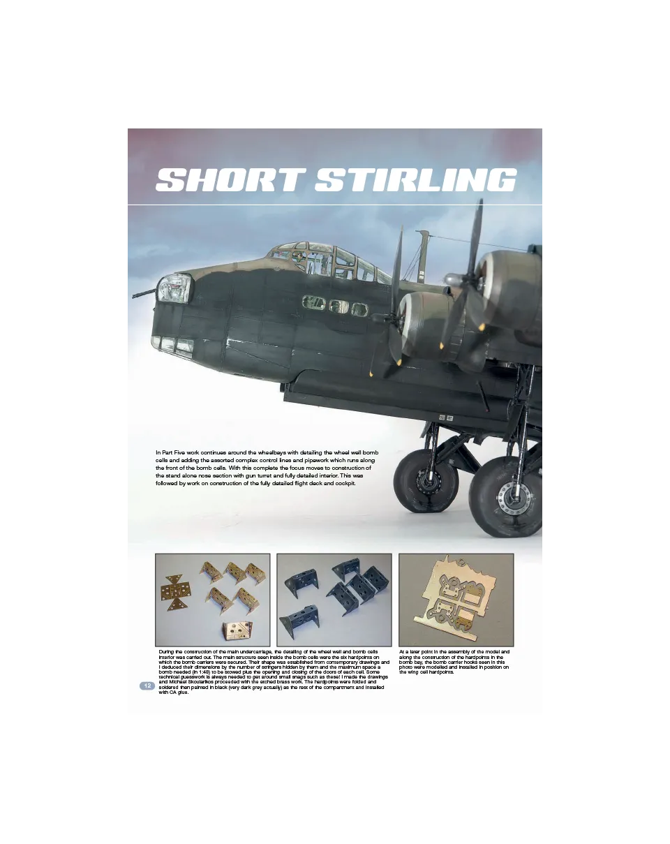 AFV Modeller AIR68 Short Sterling articolo PDF copia singola