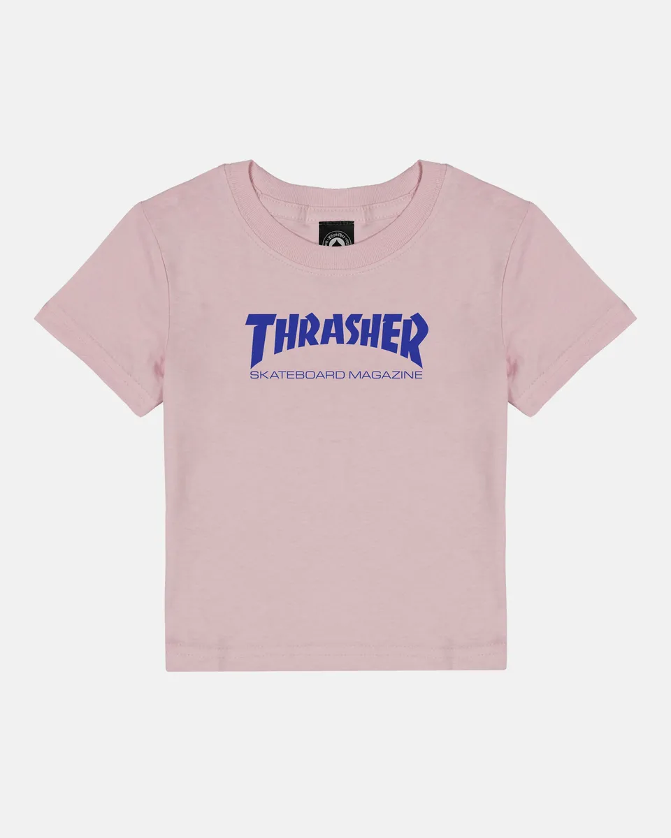 Thrasher Skate Mag maglietta bimbo rosa cotone