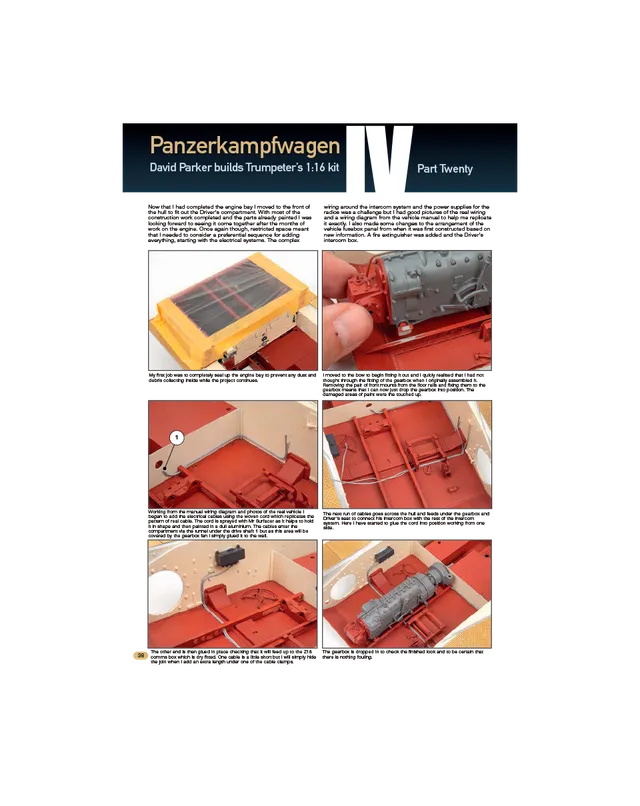 AFV Modeller AFV102 Panzerkampfwagen IV Part 20 Articolo PDF