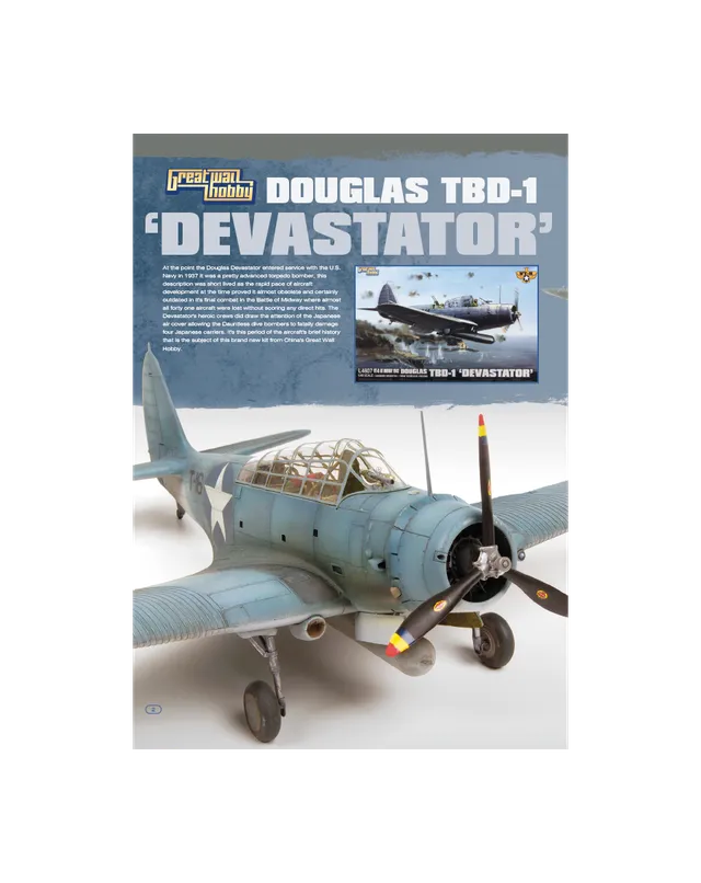 AFV Modeller AIR 41 articolo PDF TBD-1 Devastator 1:48