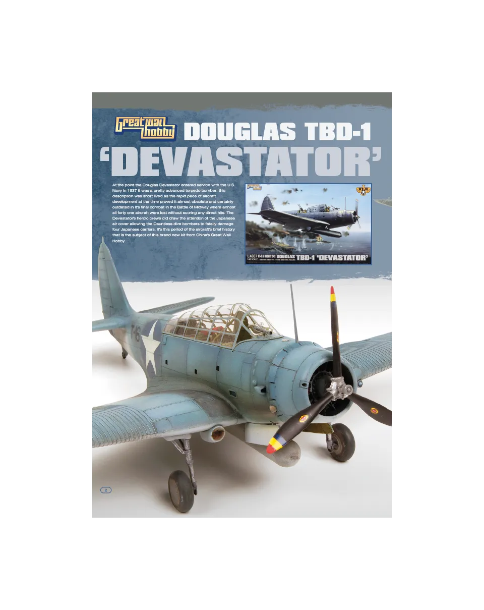 AFV Modeller AIR 41 articolo PDF TBD-1 Devastator 1:48