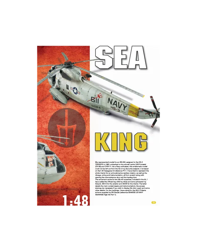 AFV Modeller AIR 77 articolo PDF Sea King copia singola