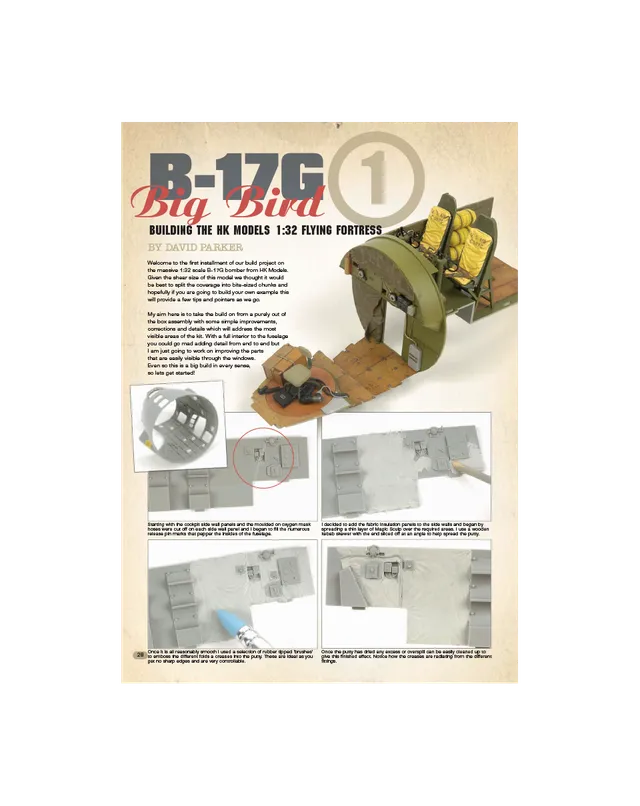 AFV Modeller AIR 50 articolo PDF B-17 Big Bird