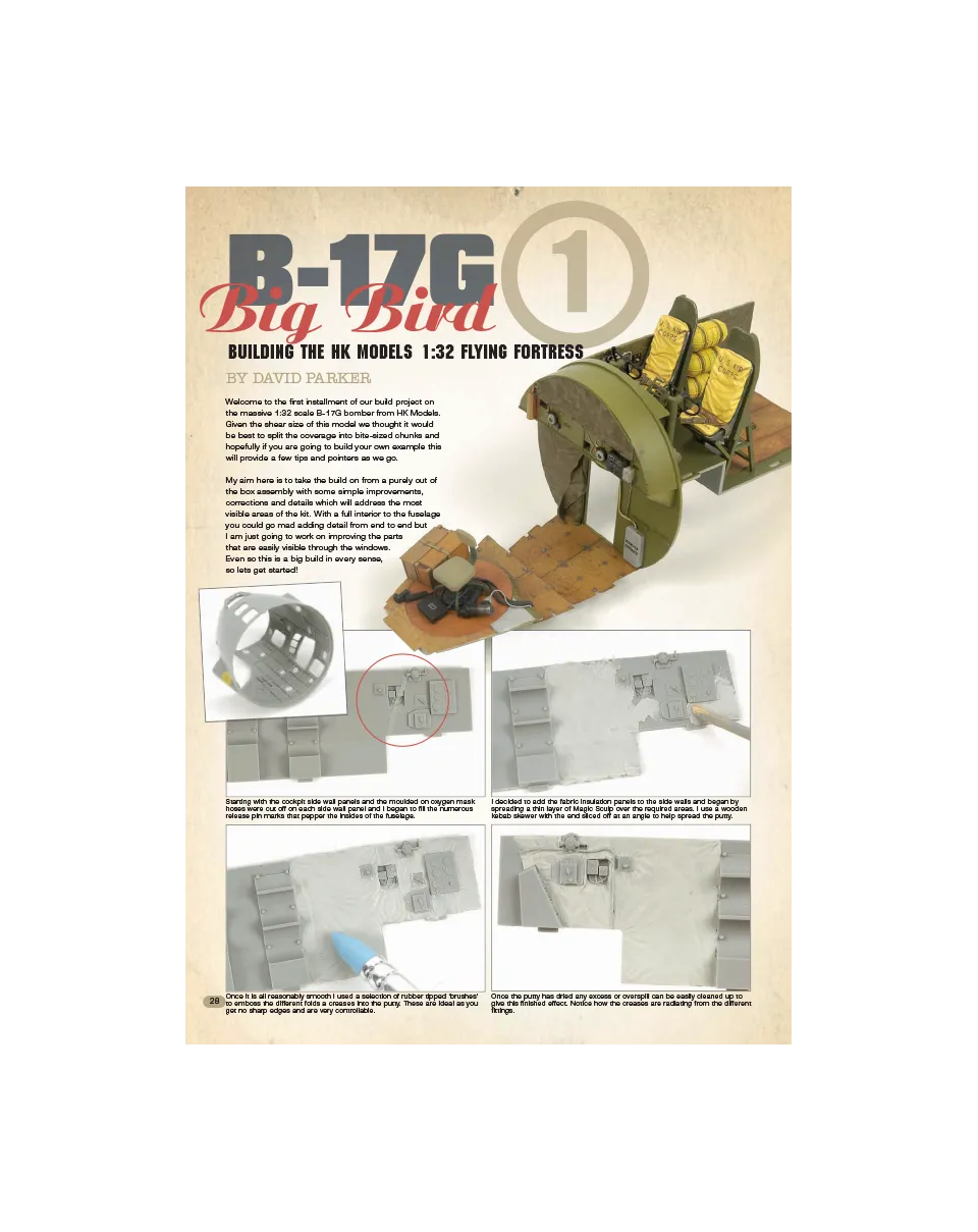 AFV Modeller AIR 50 articolo PDF B-17 Big Bird