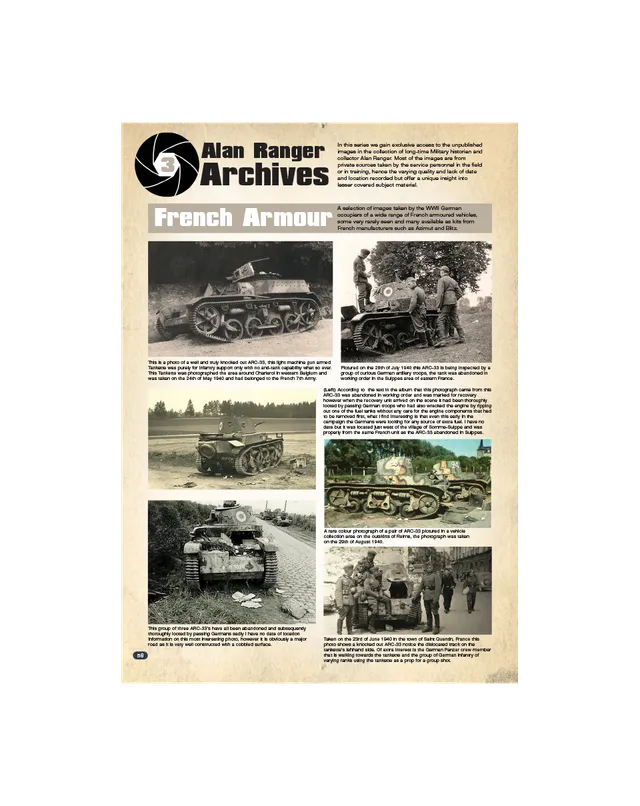 AFV Modeller AFV139 articolo PDF French Armour archivi