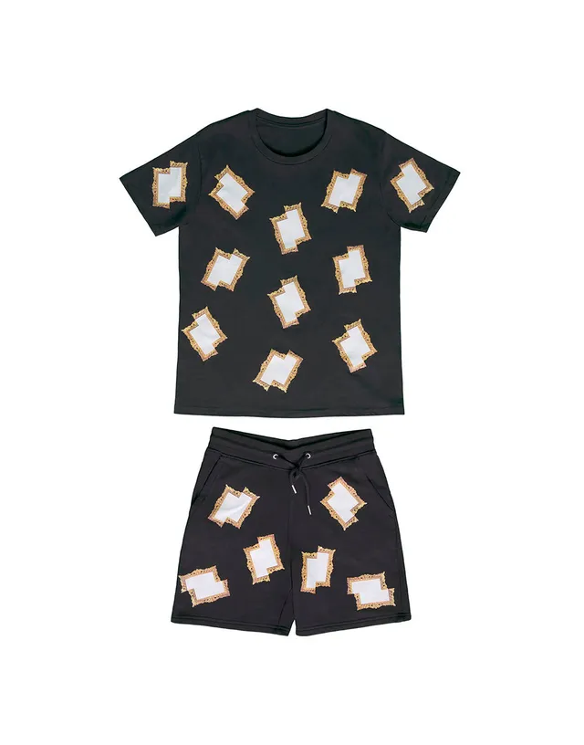 Toiletpaper Giampiero Romano set t-shirt e shorts cotone