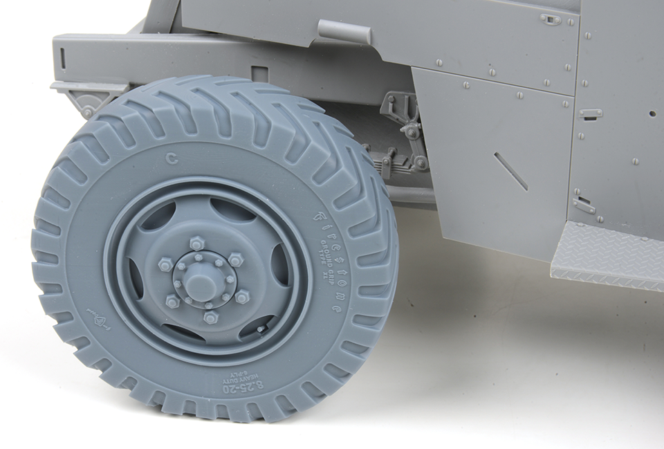 AFV Modeller 16316 M3/M3A1 Halftrack ruote anteriori 1:16 resina