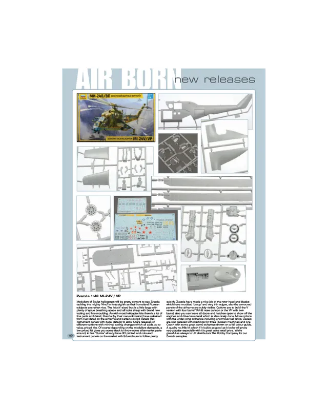AFV Modeller AIR 91 Air Born articolo PDF aerei