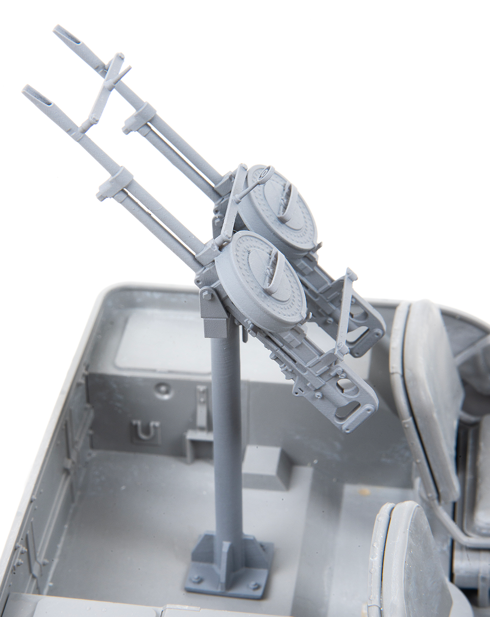 AFV Modeller 16082 1:16 Vickers K Twin LRDG Mount dettaglio