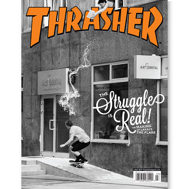 Thrasher Magazine luglio 2017 rivista copia singola arretrato