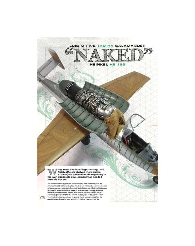 AFV Modeller AIR 41 He 162 Tamiya 1:48 articolo PDF