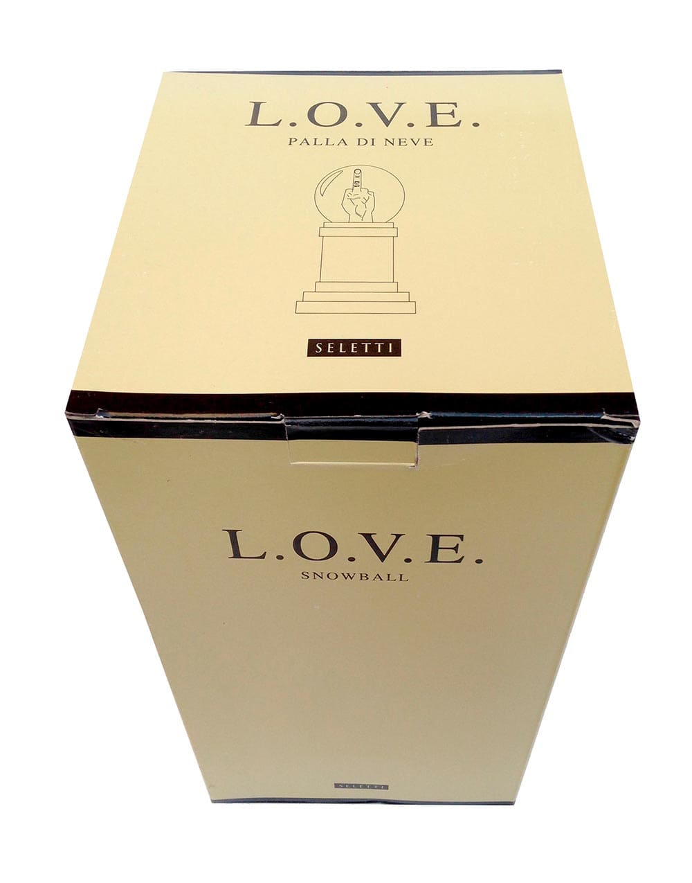 TOILETPAPER L.O.V.E Snowball palla di vetro 28 cm