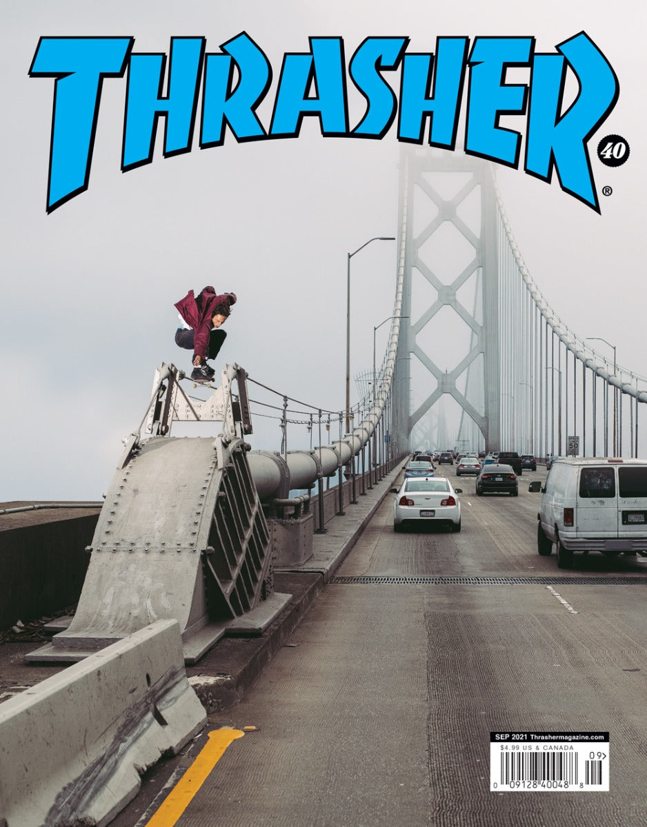 Thrasher Settembre 2021 rivista copia singola 40 anni