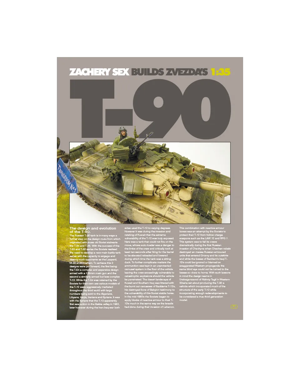 AFV Modeller AFV64 T-90 Zvezda rivista PDF