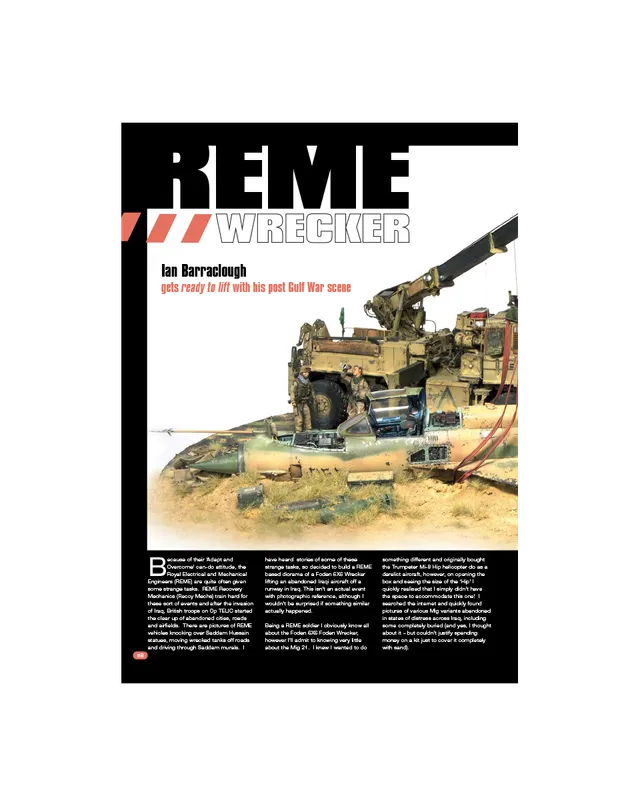 AFV Modeller AFV94 REME Wrecker articolo PDF carro recupero
