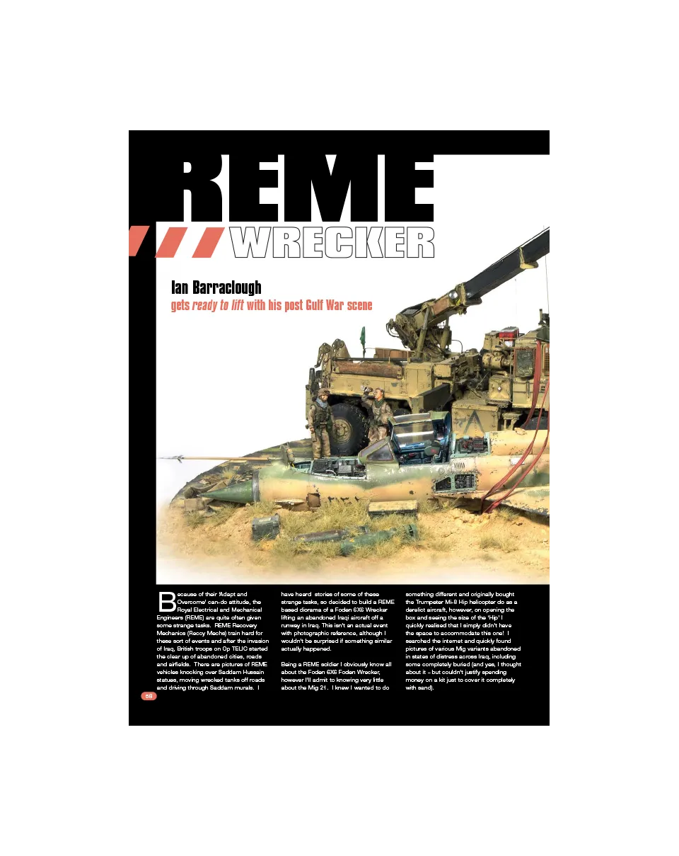 AFV Modeller AFV94 REME Wrecker articolo PDF carro recupero