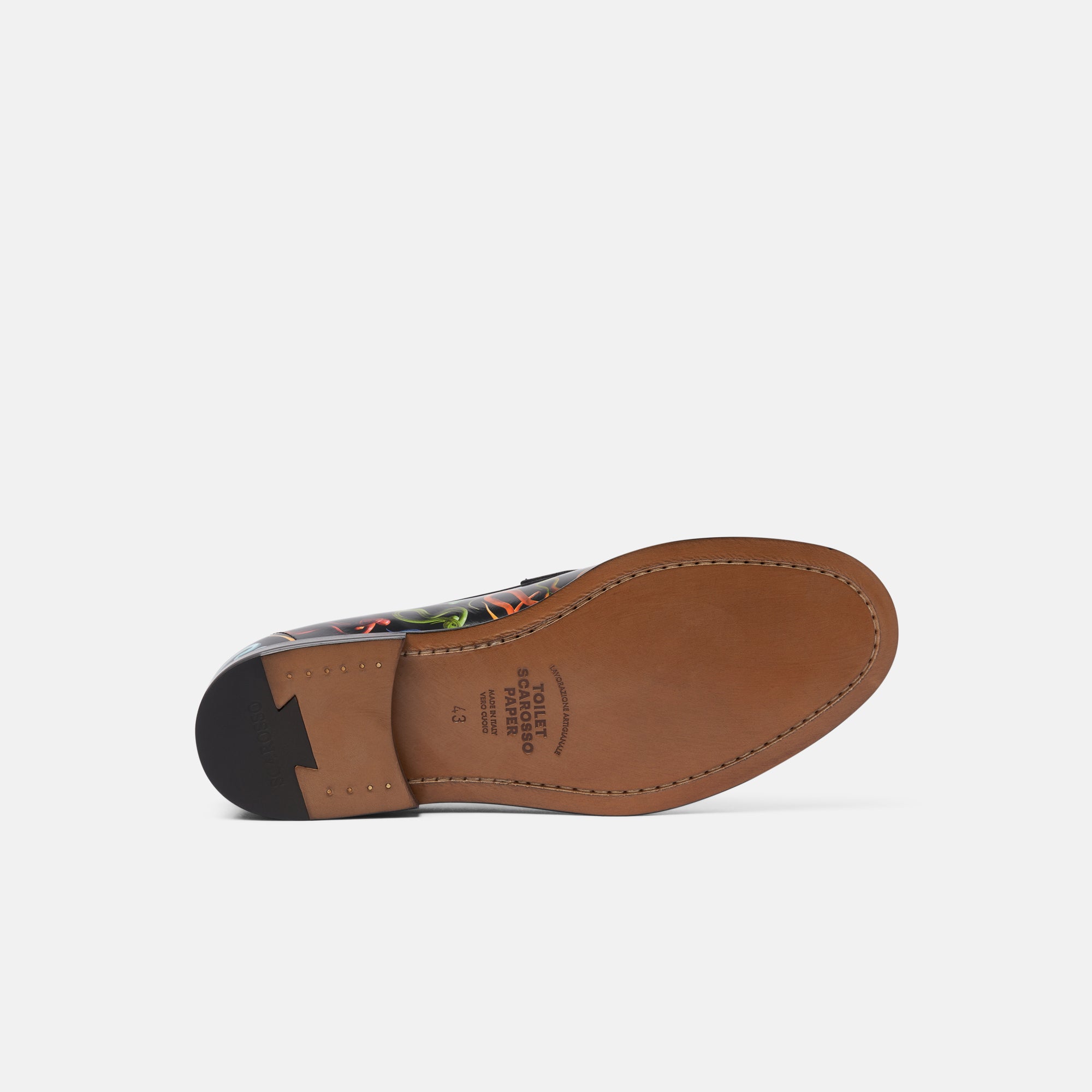 TOILETPAPER Scarosso loafers mocassini 42 Snakes