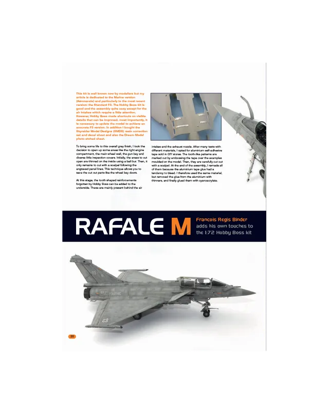 AFV Modeller AIR50 Rafale M articolo PDF caccia