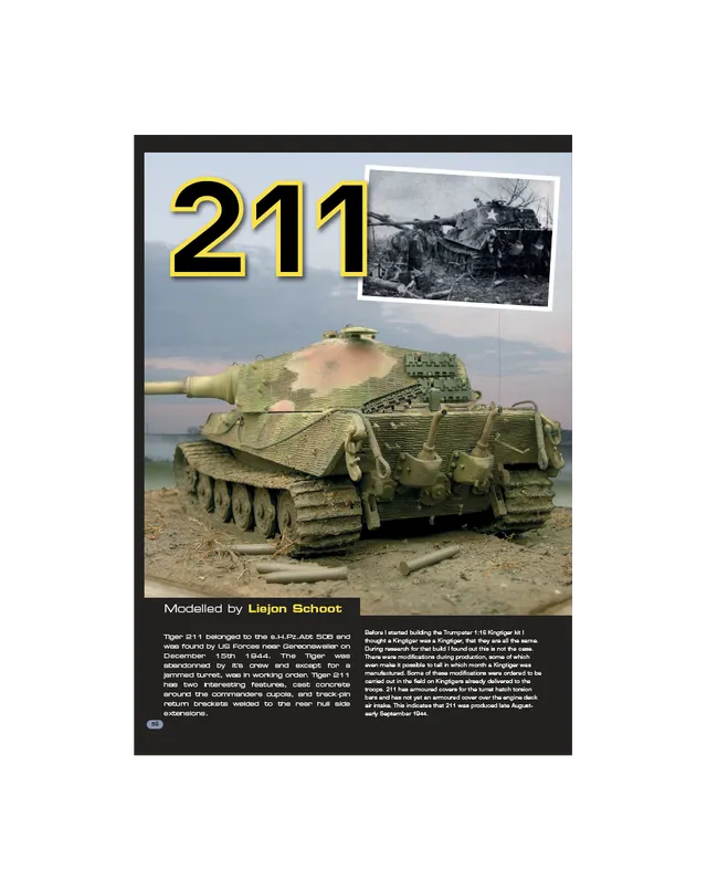 AFV Modeller AFV 77 articolo PDF King Tiger 211 copia singola