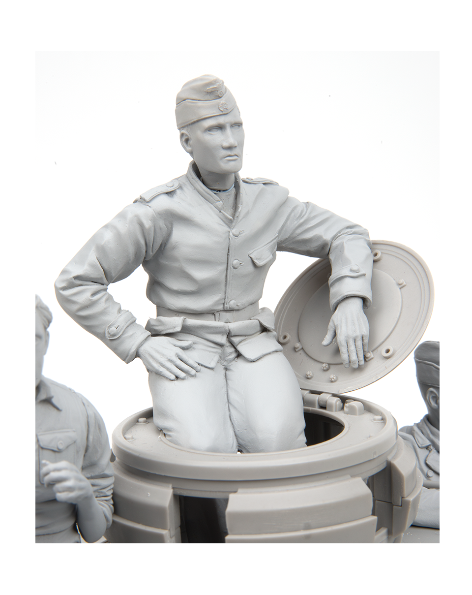 AFV Modeller 1:16 Panzer IV Crew Commander figura carrista