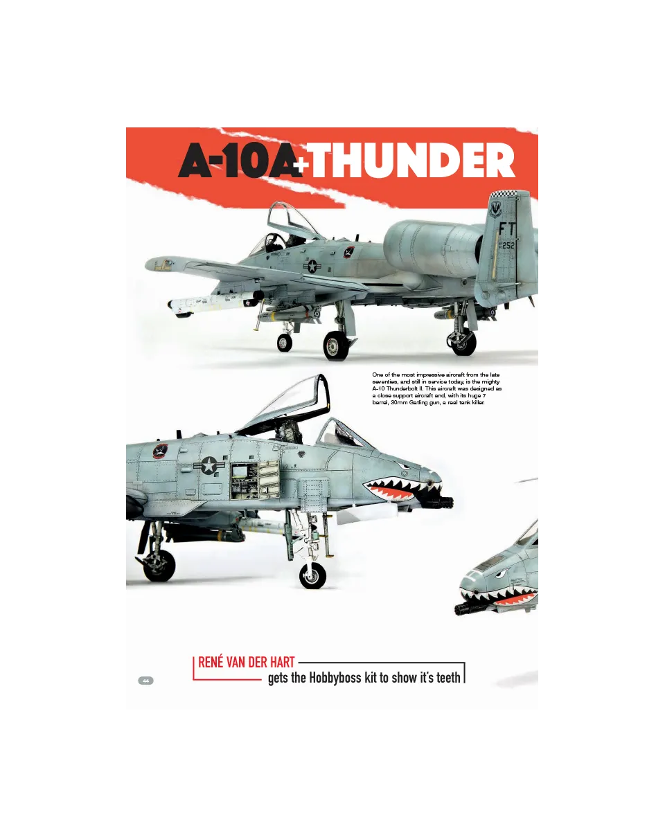 AFV Modeller AIR117 A-10A Thunderbolt II articolo PDF copia singola