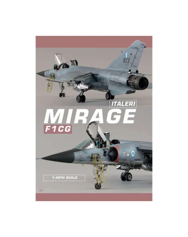 AFV Modeller AIR44 articolo PDF Italeri Mirage 1:48
