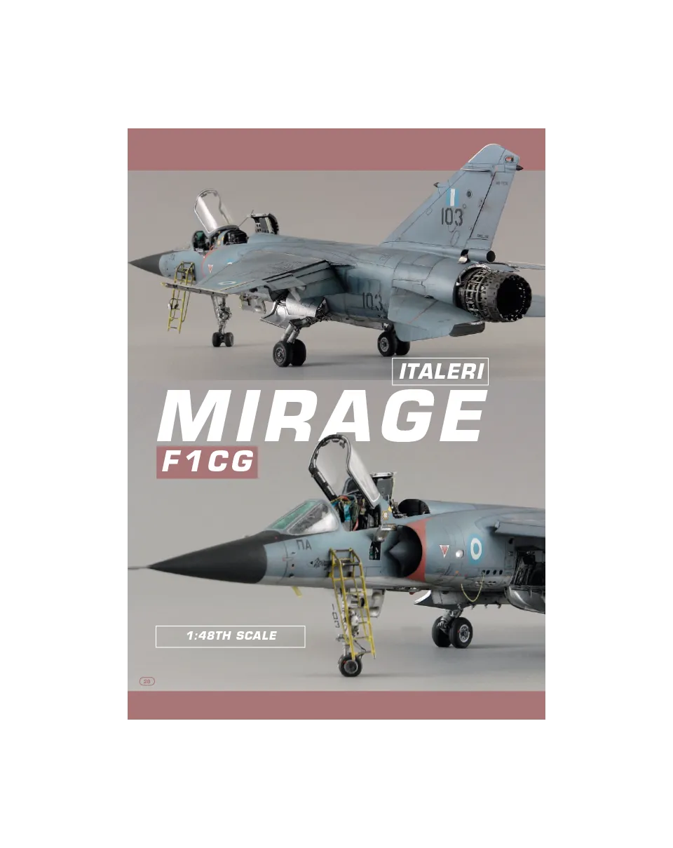 AFV Modeller AIR44 articolo PDF Italeri Mirage 1:48
