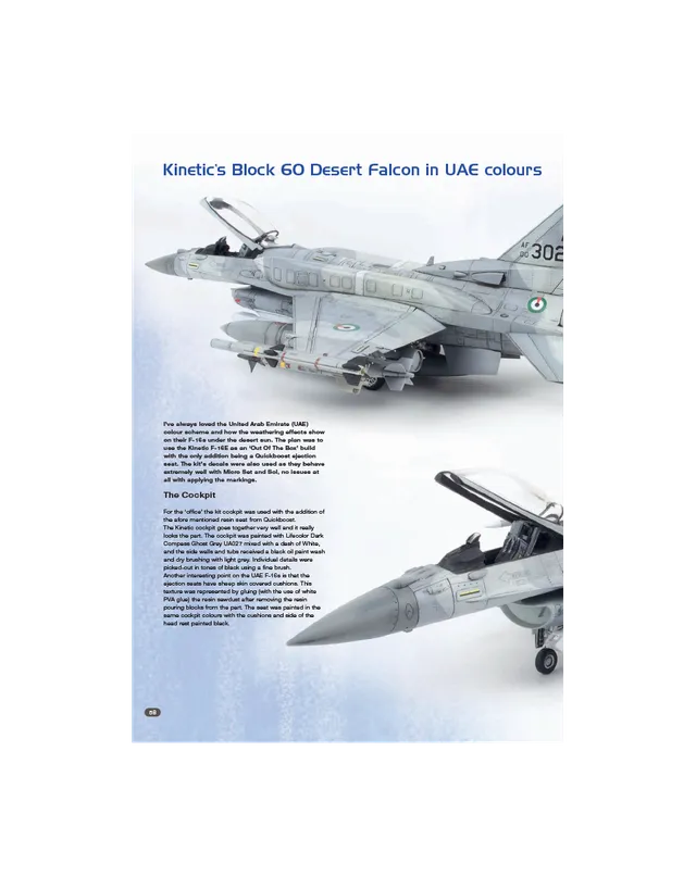 AFV Modeller AIR 67 articolo PDF F-16E Desert Falcon