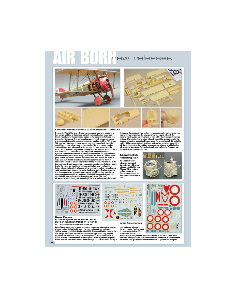 AFV Modeller AIR30 Air Born articolo PDF aerei