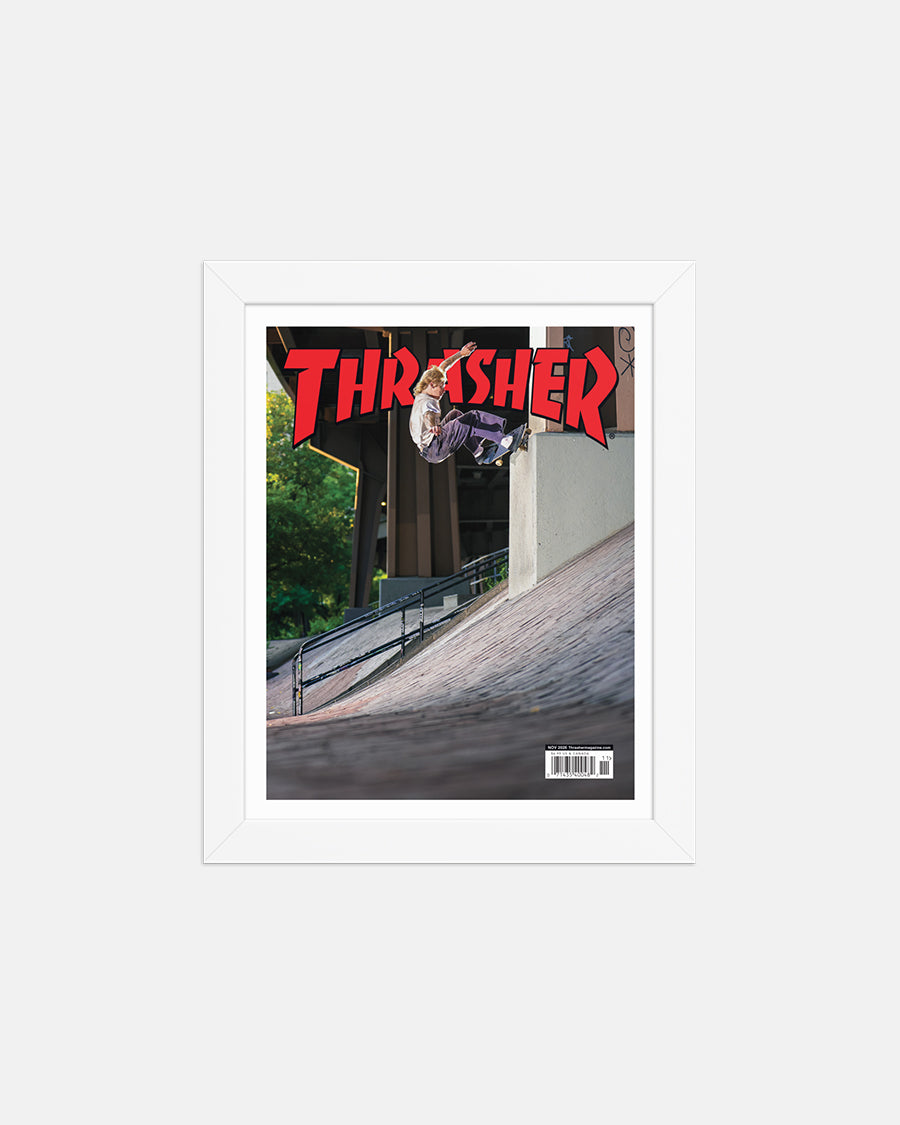 Thrasher November 2026 poster incorniciato skate da parete