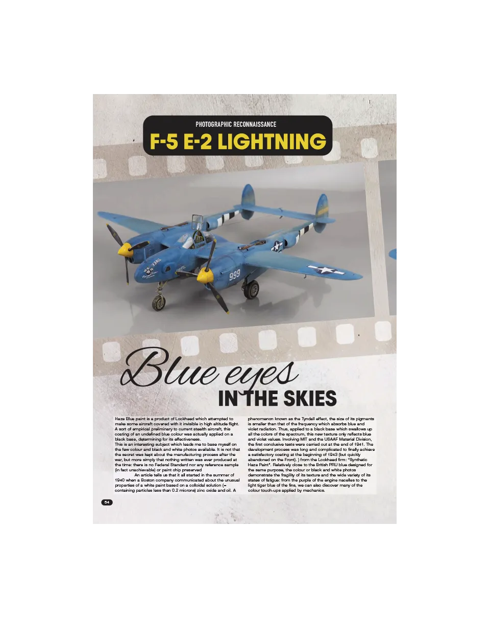 AFV Modeller AIR AIR112 F-5 Lightning articolo PDF 1:72