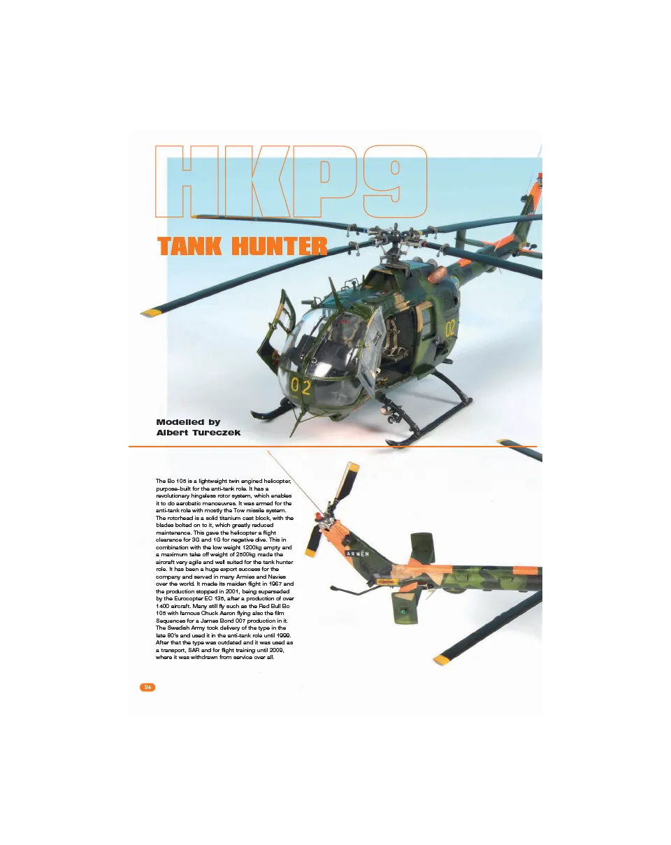 AFV Modeller AIR AIR78 HKP9 Tank Hunter articolo PDF
